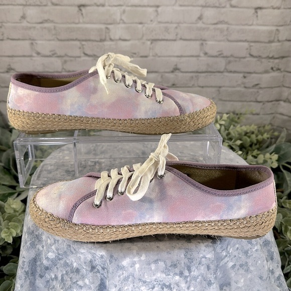 EMU Australia Agonis Retro Tie Dye Cotton Espadrille Sneakers Girls 6M💜EUC💜 - Picture 6 of 8